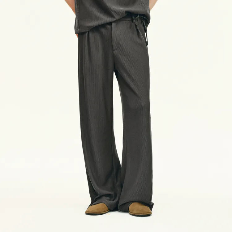 NONRADICAL Casual Pants Unisex Dark Gray-1