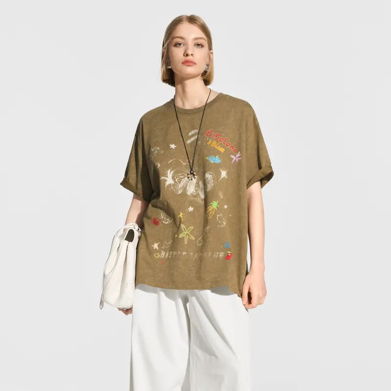 Bethine ['Pineapple' Calm And Unperturbed] T Shirts Women's-3