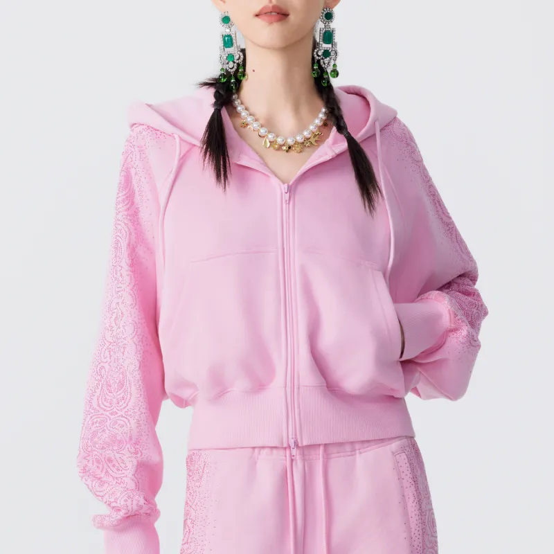 TCH Cropped Coats Women's Pink-4