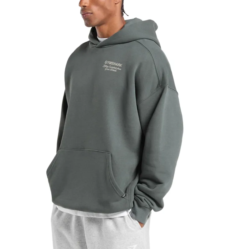 GYMSHARK British Iron Hoodie Sweatshirt Men's-5