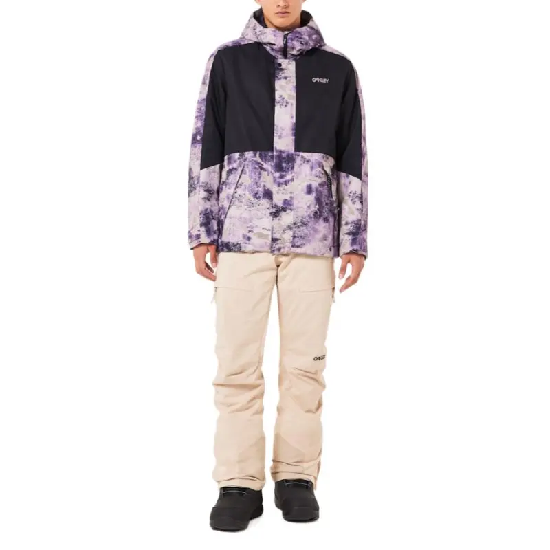 Oakley Jacket Men's Oxidized Print Light Purple-3