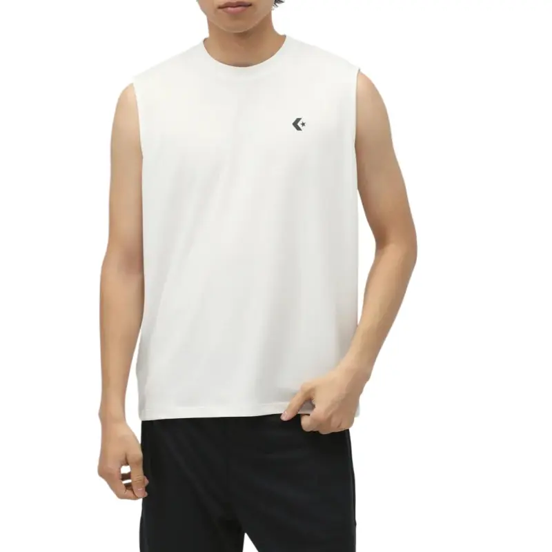 Converse Tank Tops Men White-2