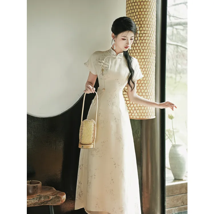 XIANSINIAO Short Sleeved Dress Women's-1