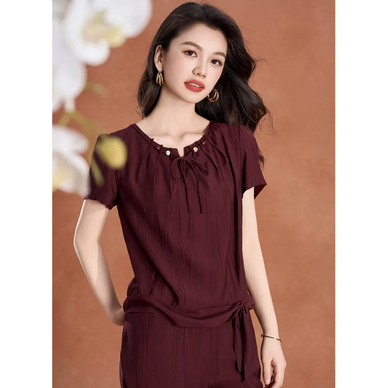 Mylan Casual Suits Women's Red-7