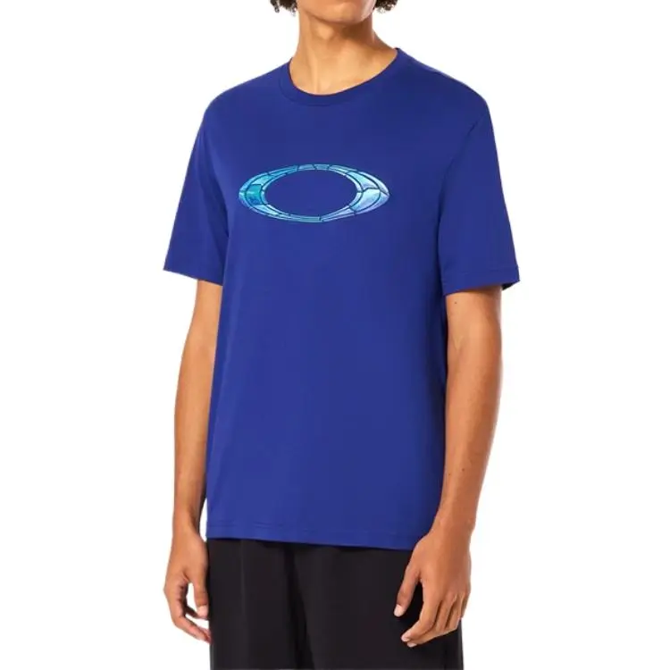 Oakley MTL LIQUID ELLIPSE TEE T-Shirt Men's Dark Blue-1