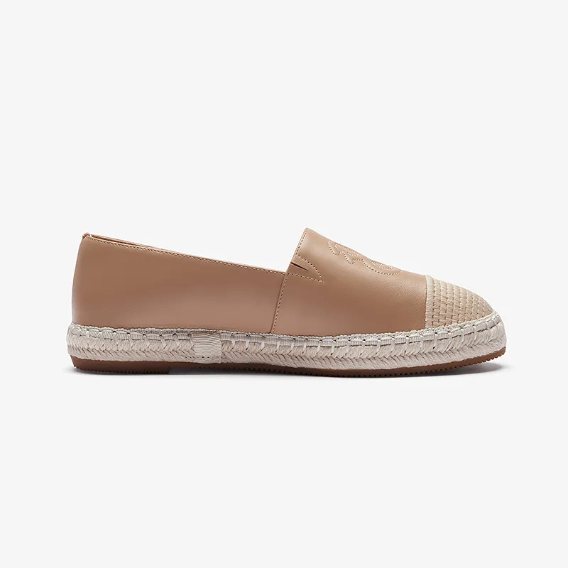LE SAUNDA Espadrilles Women's Almond White/Sun Tanned Brown-3