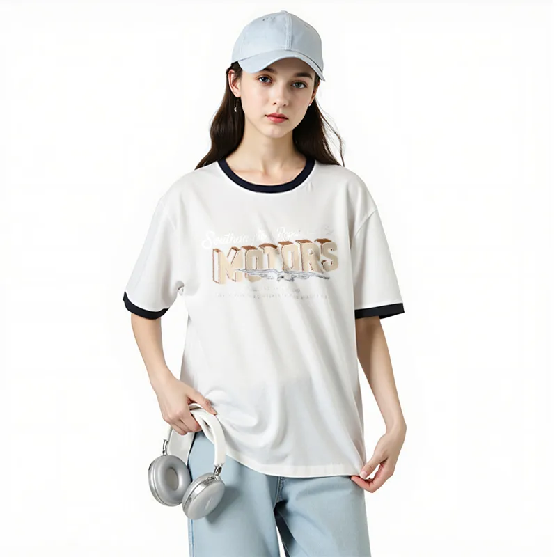 FAIRWHALE Drop Shoulder Sleeve T Shirt Women's-3