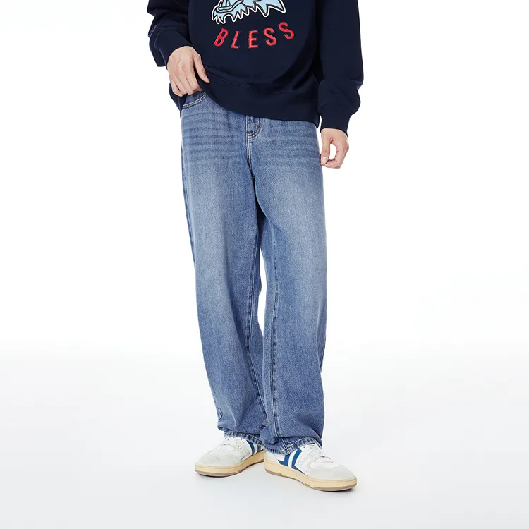 PEACEBIRD MEN Jeans Unisex Royal Blue-3
