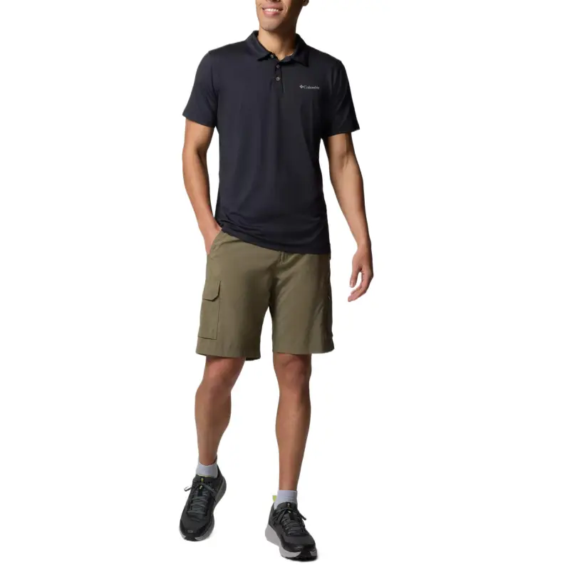 Columbia Tech Trail Polo Shirt Men's Black-3