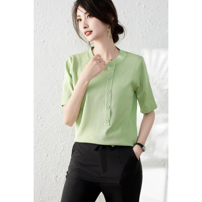 Love Elaine Knitwear Women's Pea Green-2