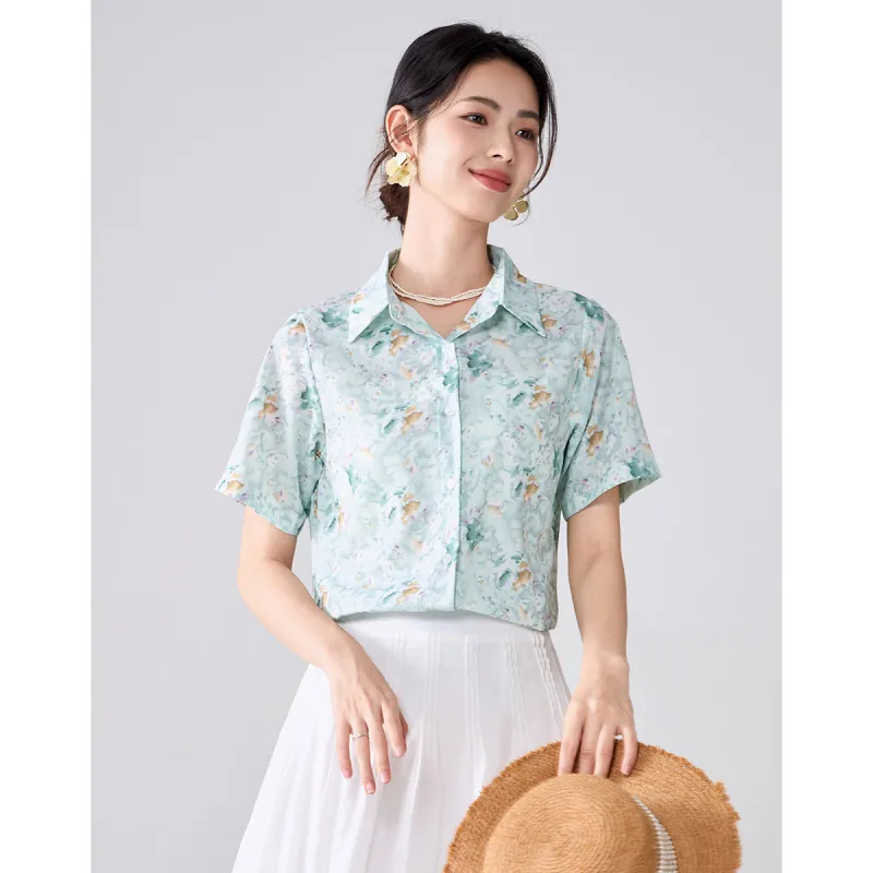 Love Elaine Shirt Women's Mint Green-4