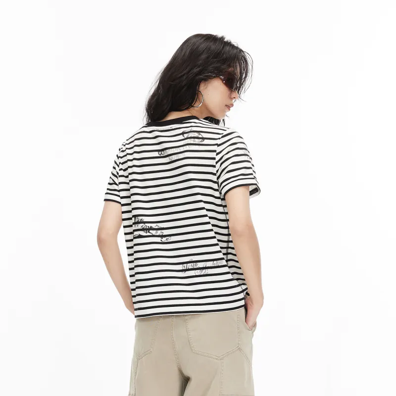 ONLY Set in Sleeve T Shirt Women's-4