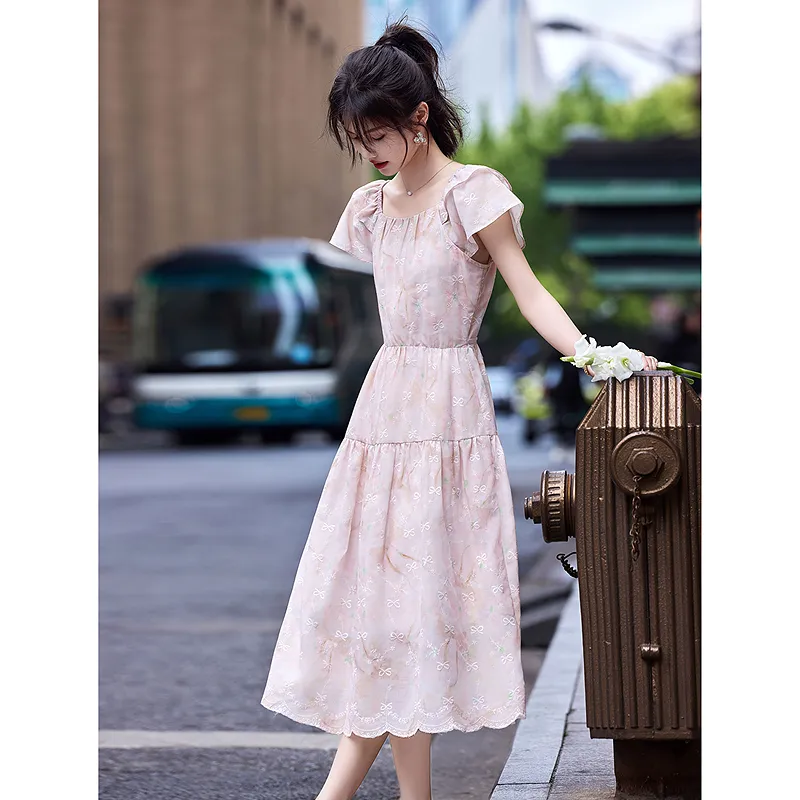 A Paradise For Awakening Short Sleeved Dress Women's-6