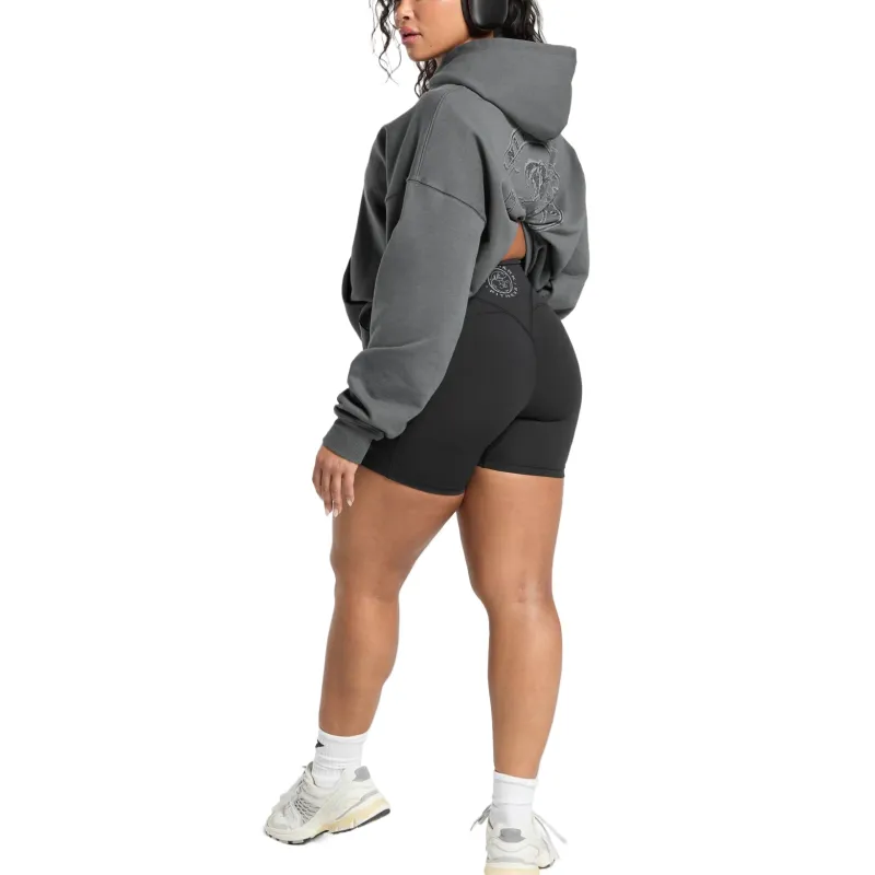 GYMSHARK Back Gains Graphic Hoodie Sweatshirt Women's-3