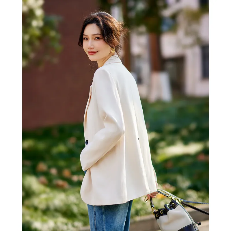 TERRE BLEUE Spring Fall Winter Business Suit Loose Fit Women's-7