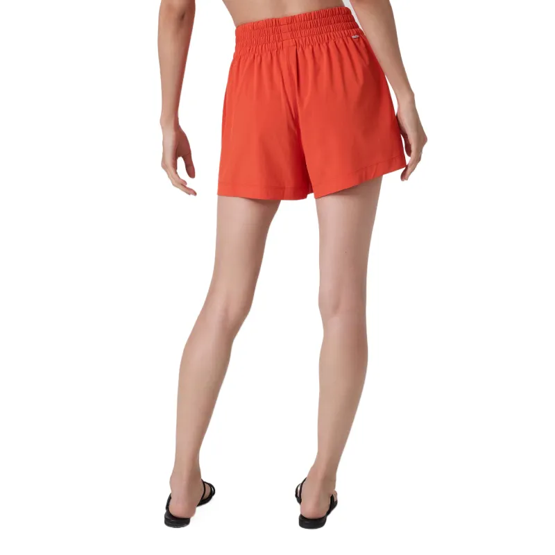 Vuori Sports Shorts Women's Bright Orange/BrightPoppy-2