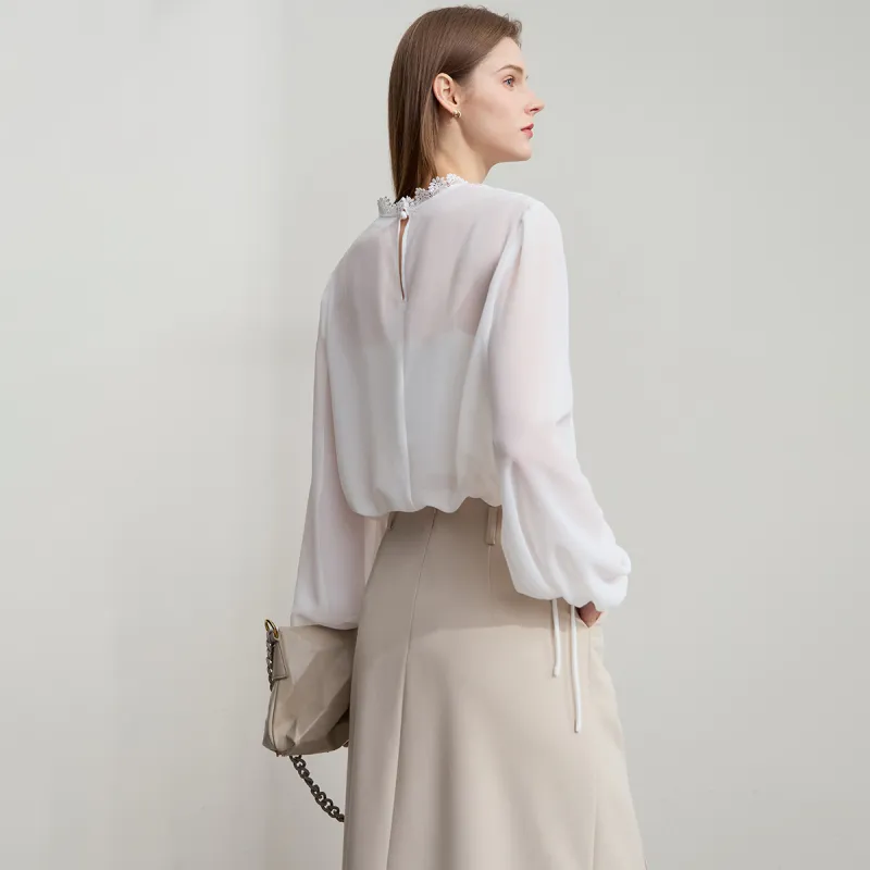 AMII Chiffon Shirts Women's-10