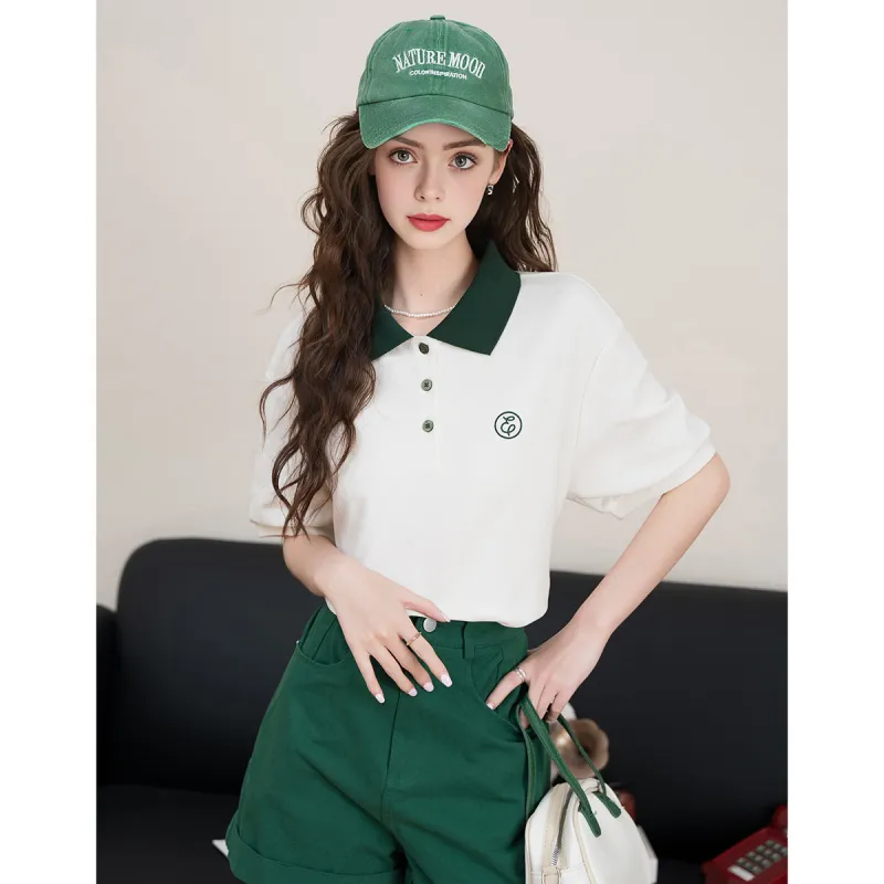 FAWENXIANGZI T Shirt Women's White-3