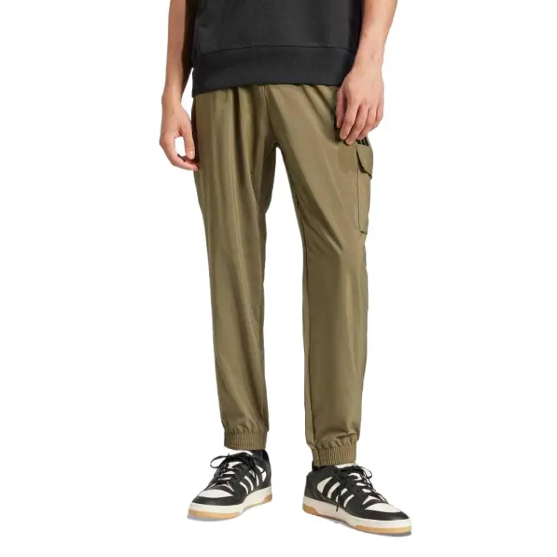 Adidas ESSENTIALS Cargo Pants Men's Olive Green-3