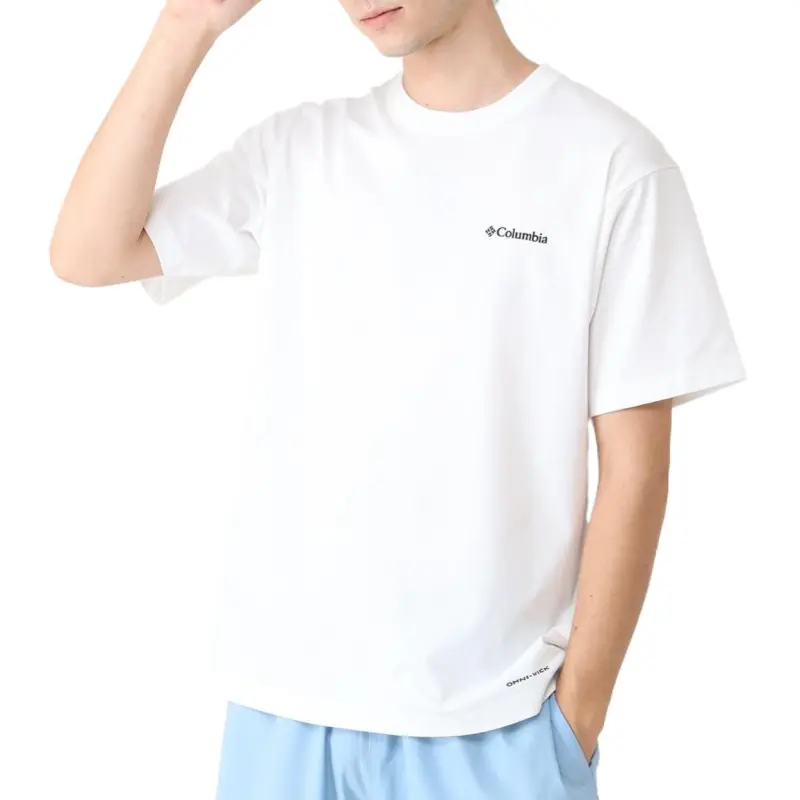 Columbia T Shirts Men White-2