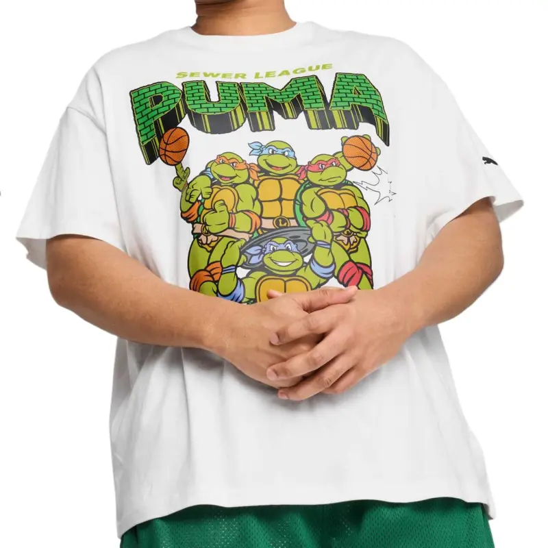 PUMA Playera PUMA Hoops X Tortugas Ninja Ii Para Hombre-2