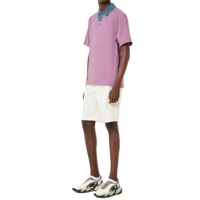 Oakley Hydrolix Ellipse Polo Shirt Unisex Dark Color Poison Mushroom-5