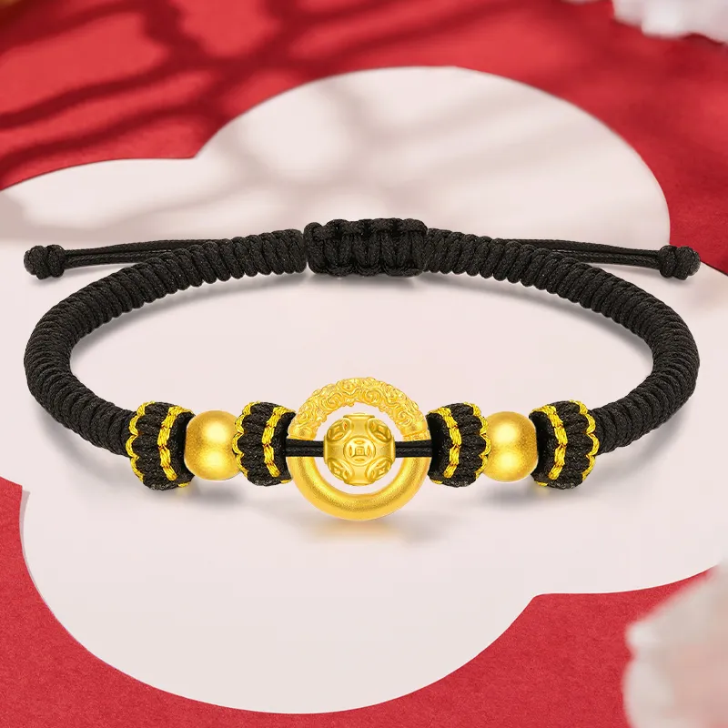 YASHENGZHUBAO Gold Bracelet Unisex-3