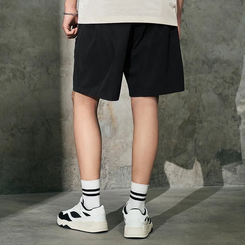 XTEP Basketball Collection Casual Shorts Men's Jet Black-7