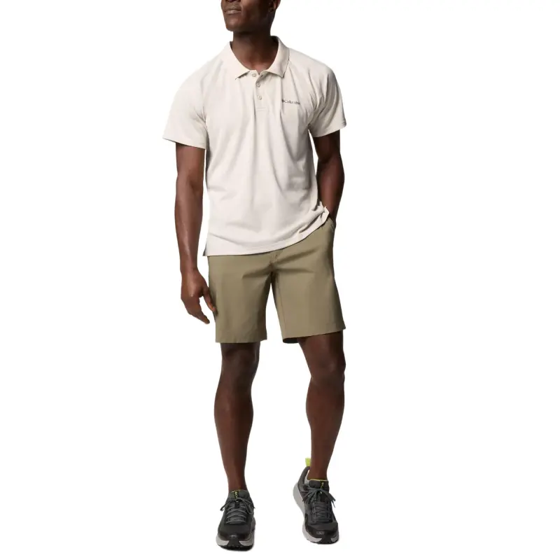 Columbia Tech Trail Casual Shorts Men's Stone Green-2