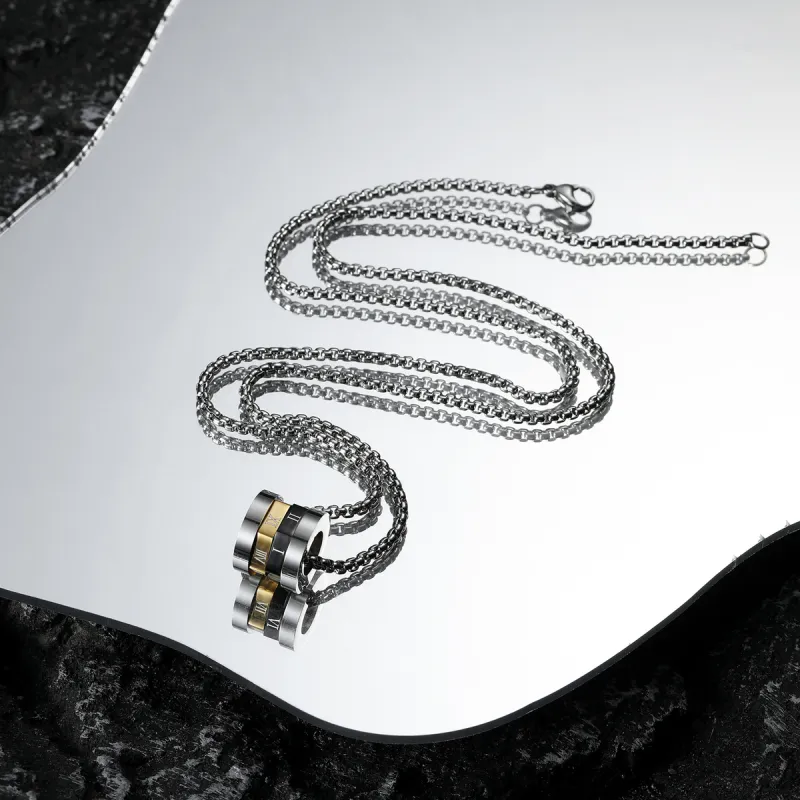 GUDUD Titanium Steel Necklaces Unisex Brand New-4
