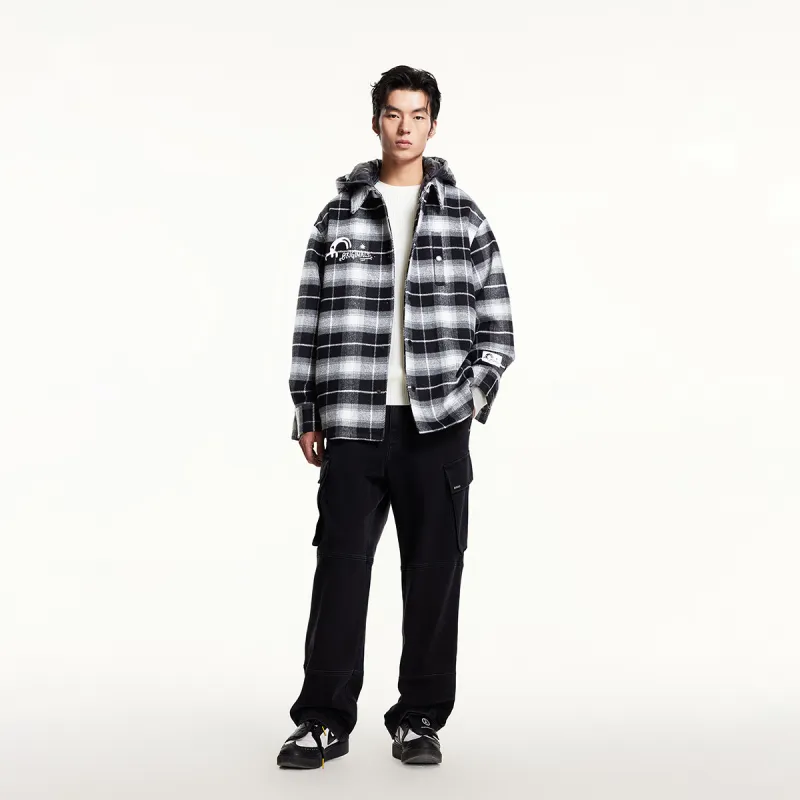 JACK&JONES Coats Men Snow/Black A06-2
