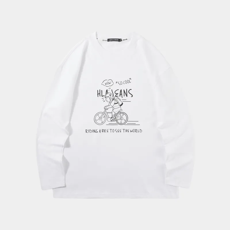 HLA JEANS T Shirt Men's Bleached 12-4