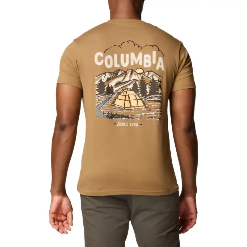 Columbia Camp Happy T-Shirt Men's Khaki-1