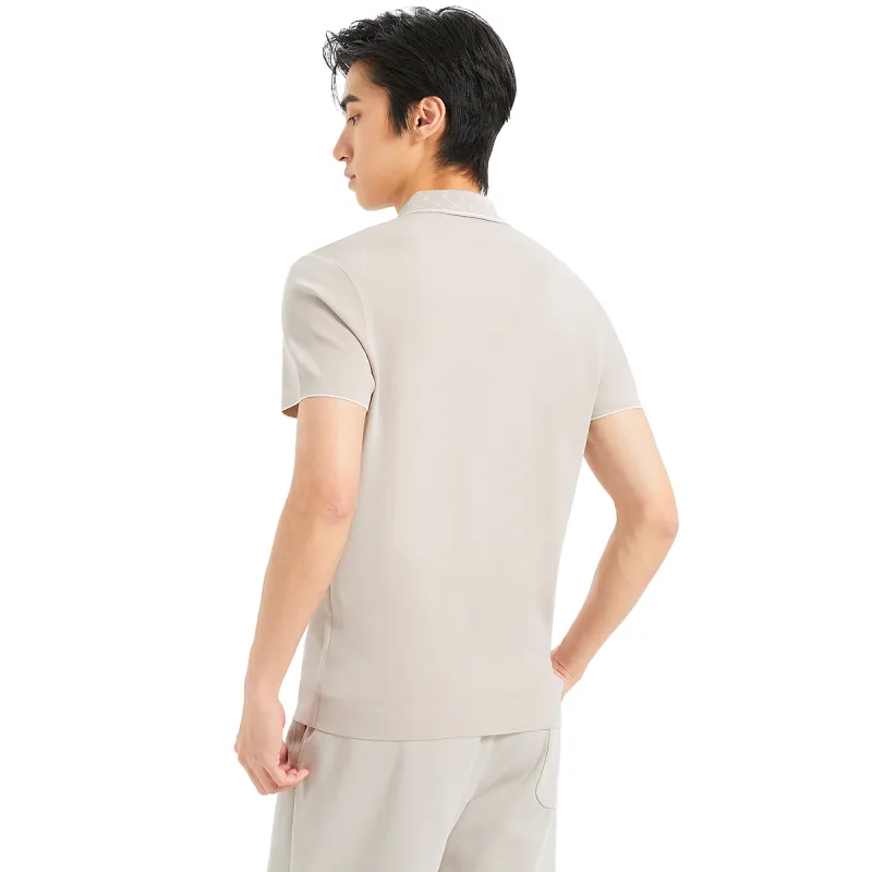 LESS IS MORE Polo Shirts Men Khaki 25XTX5151S-1