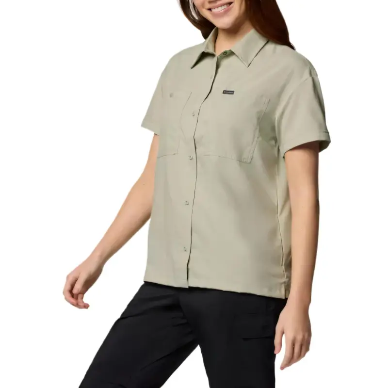 Columbia Silver Ridge Shirt Women's Light Green-2