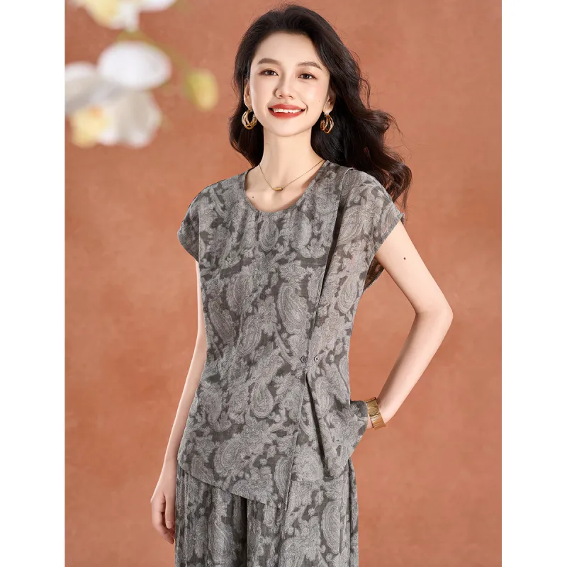 Mylan Casual Suits Women's Gray-5