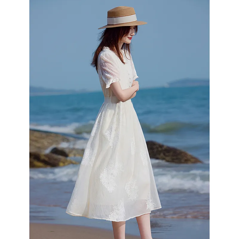 A Paradise For Awakening Short Sleeved Dress Women's-5