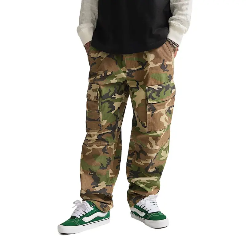 Vans Cargo Pants Unisex Green Camouflage-1