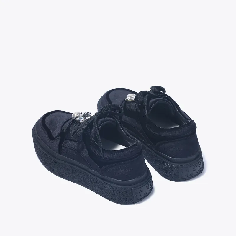 SELAIYA Wear resistant And Lightweight Low Top Skateboard Shoes Women's-3