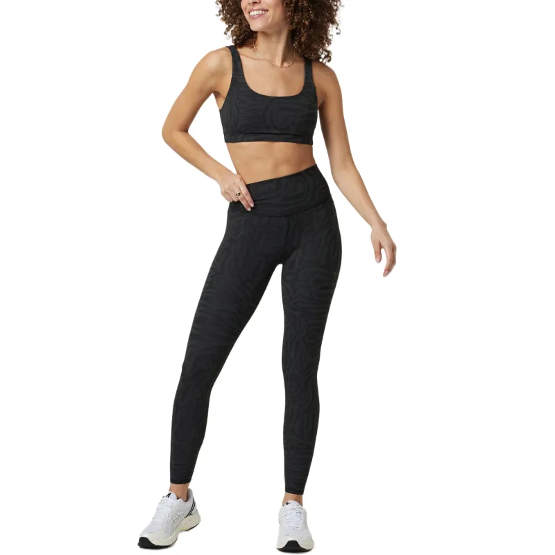 Vuori Yoga Pants Women's Black/BlackMaze-2
