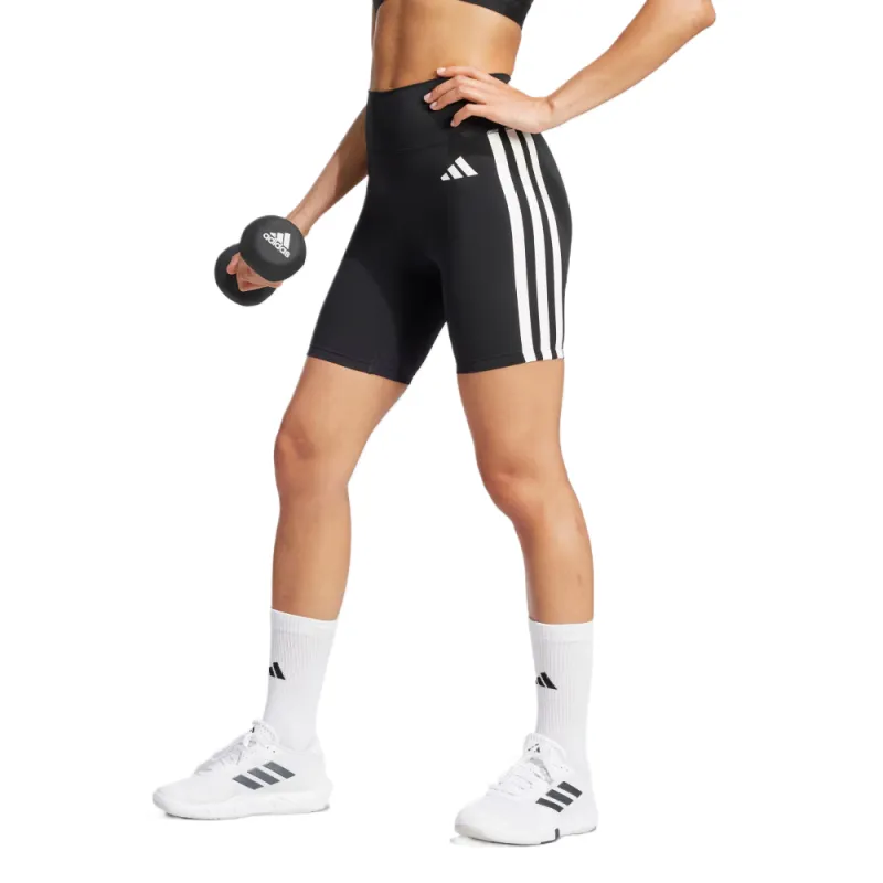Adidas Free Shipping With AdiClub Optime Essentials 3 Stripes Short Leggings-1