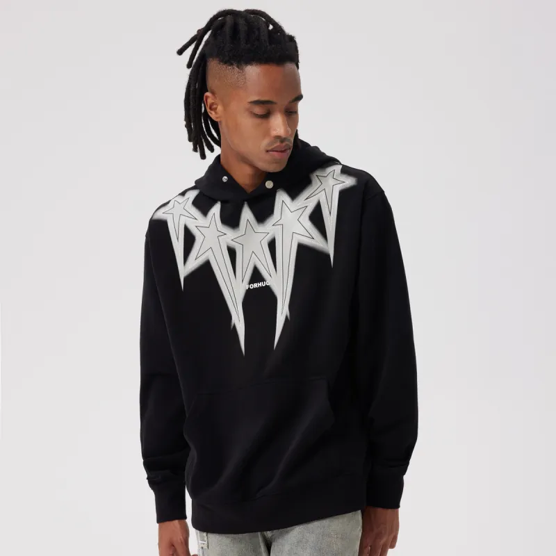 FORHUG Sweatshirts Unisex Black-5