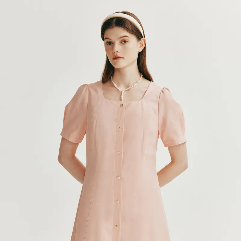 E.land Short-Sleeved Dresses Women's-8