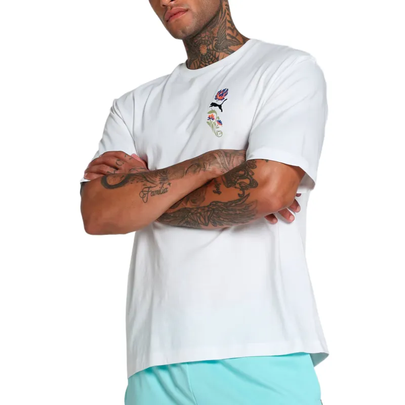 PUMA Playera Estilo Boxy Floral Sport Para Hombre-1