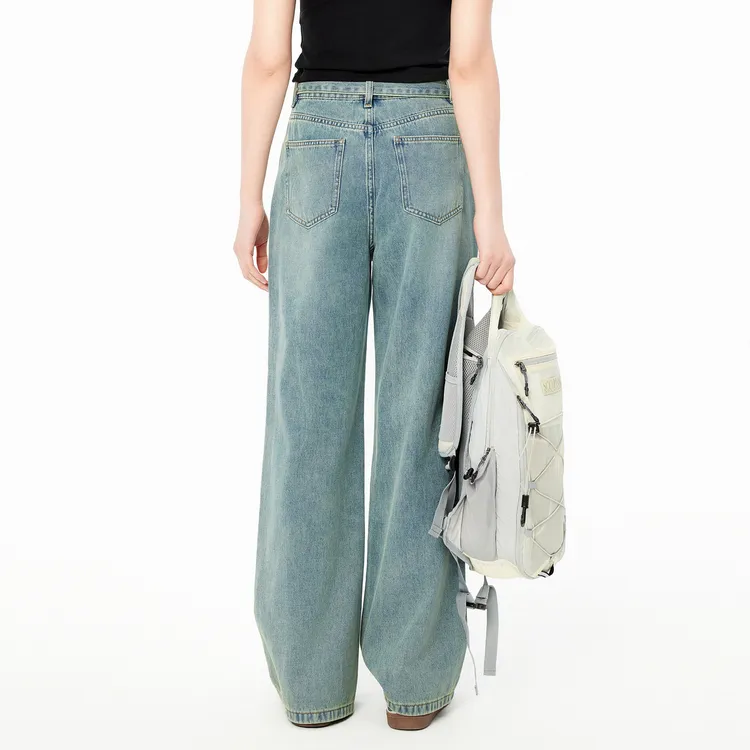 LEDIN Jeans Women's Denim Blue-5