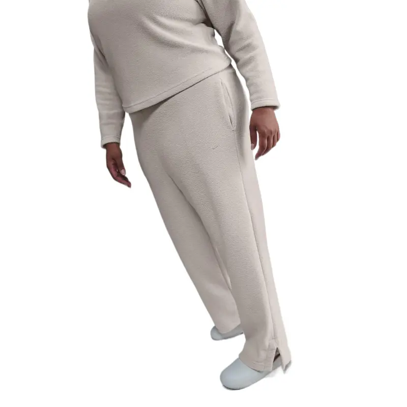 Nike Sportswear Phoenix Plush Women's High Waisted Wide Leg Cozy Fleece Pants Plus Size-2