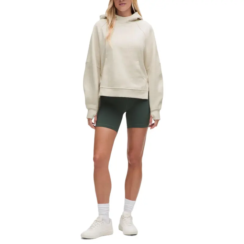 Lululemon Scuba Raglan Sleeve T Shirt Women's Mixed Color Bone White-2