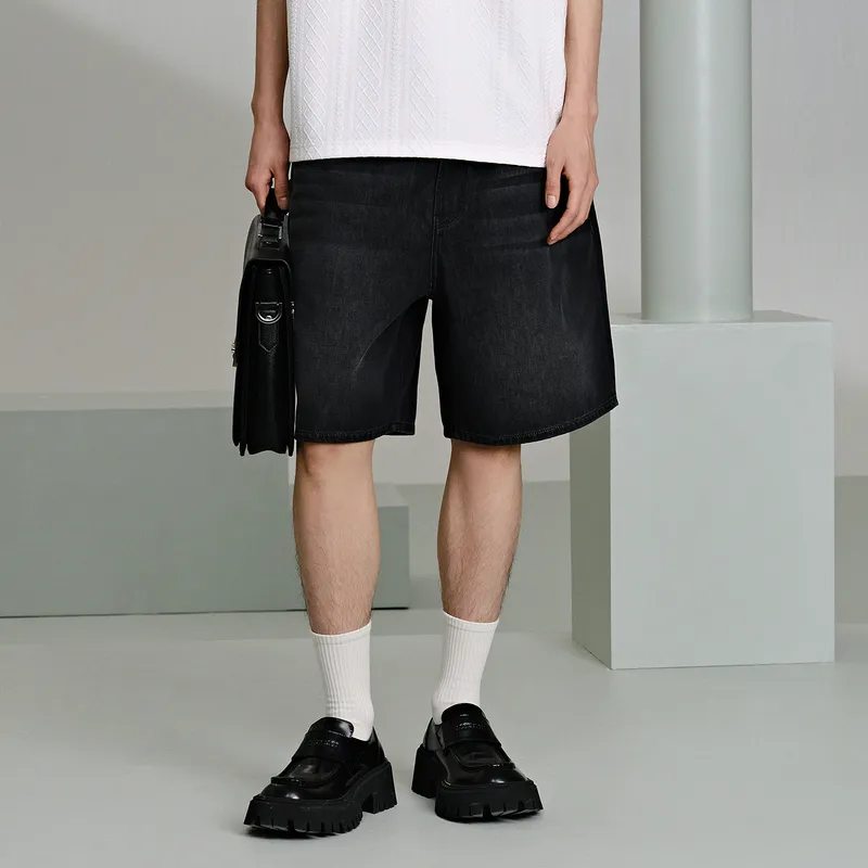 GXG Denim Shorts Men's Dark Gray-2