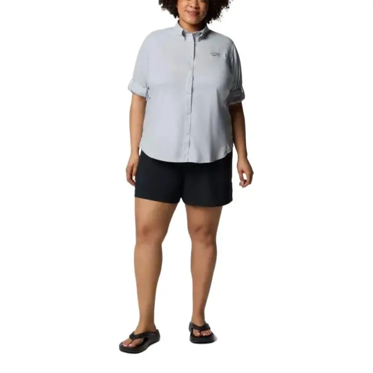 Columbia PFG Tamiami Shirt Women's Cirrus Gray-3