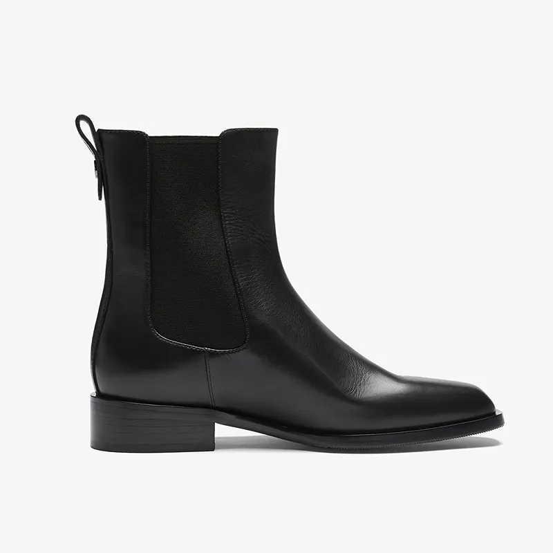 Le Saunda Chelsea Boots Women's Black-3
